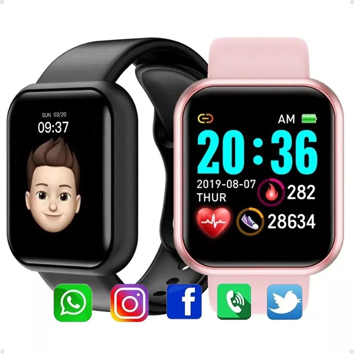 Relógio Smartwatch Android Ios Inteligente D20 Bluetooth Nfe
