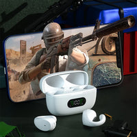 Fone Bluetooth De Condução Óssea, Bluetooth V5.3, On-tws2