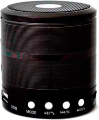 Alto-falante Altomex caixa de som Mini Speaker WS-887 com bluetooth preto 110V/220V