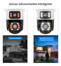 Câmera De Segurança Wifi Smart Camera BM-IP173 Ip Dual Camera Com Resolução 1080p Branco/preto