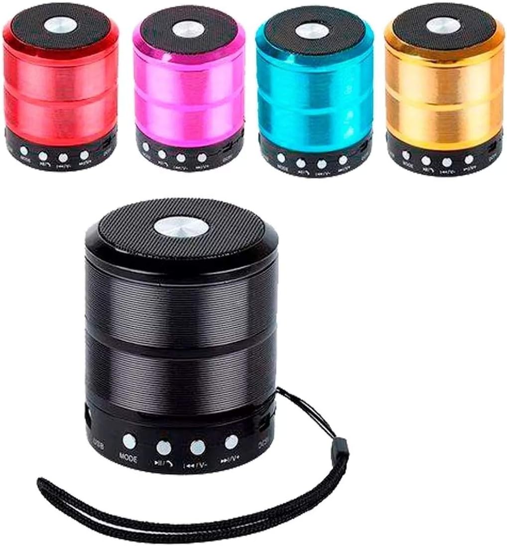 Alto-falante Altomex caixa de som Mini Speaker WS-887 com bluetooth preto 110V/220V