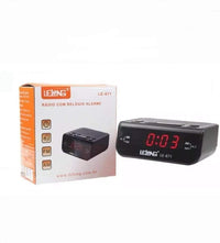 Relógio Despertador Digital Elétrico De Mesa Rádio Am/fm 671