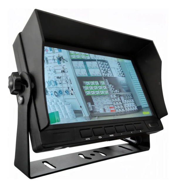 Monitor Veicular 7 Polegadas Ahd Para 4 Cameras C/ Gravação