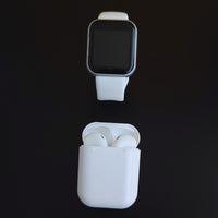 Kit Smartwatch D20S 2024 + Fone Bluetoorth Inpods I12 TWS