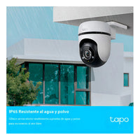 Câmera de Segurança Externa 360° Wi-Fi TP-Link Full HD Tapo C510W 2K