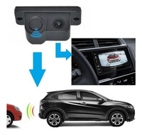 Camera De Ré Com Sensor Estacionamento Embutido Integrado