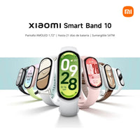 Relógio Smartwatch Xiaomi Band 10 1.72 Amoled Bluetooth 5atm Resistance
