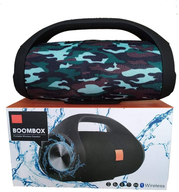 Caixa de Som Boombox Bluetooth Portátil