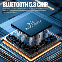 Fone de ouvido sem fio Bluetooth para capacete de motocicleta com microfone