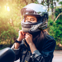 Fone de ouvido sem fio Bluetooth para capacete de motocicleta com microfone