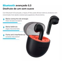 Fone De Ouvido Bluetooth 5.3 Haylou X1 Neo – Modo Jogo