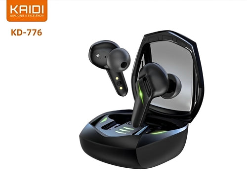 Fone Gamer Bluetooth Sem Fio Kaidi Tws Kd-776