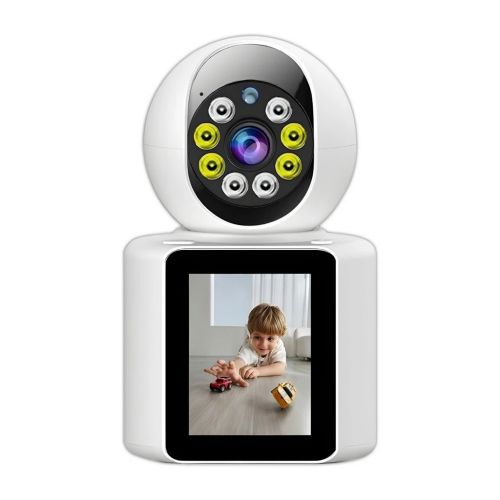 Câmera Wi-Fi Inteligente 4MP Com Tela Integrada e Vídeo Chamada