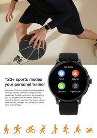 Smartwatch Peje ZW08 A Prova D'água Amoled Pulseira Extra